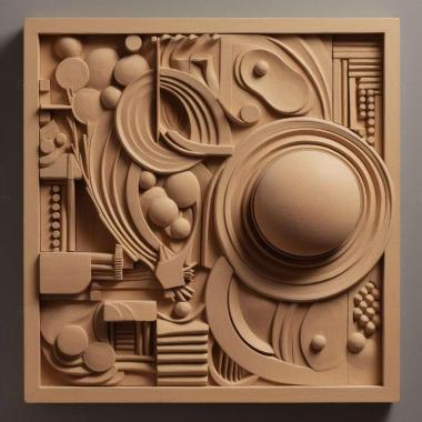Patterns and decorations stl af klint 1 3d model